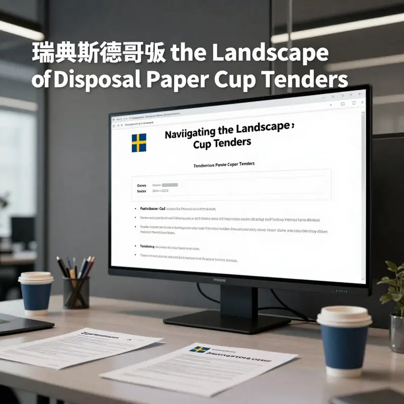 Official tender announcement for disposable paper cups in Stockholm, showcasing the process and its importance for businesses.