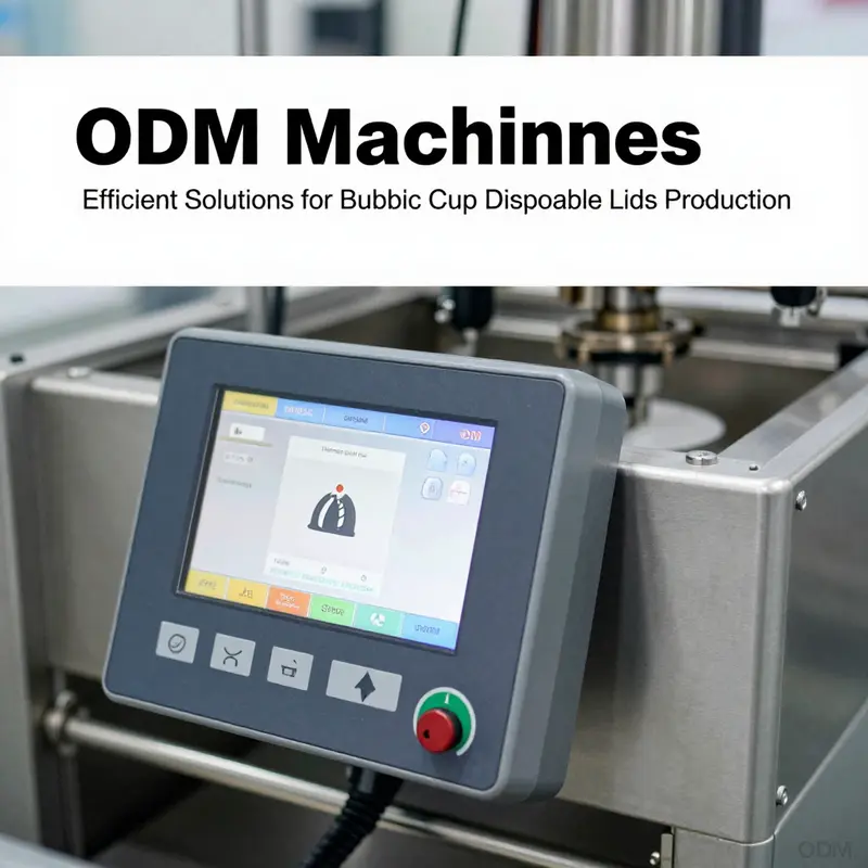 Automatic process of high-speed lid manufacturing, demonstrating efficiency and production capacity.