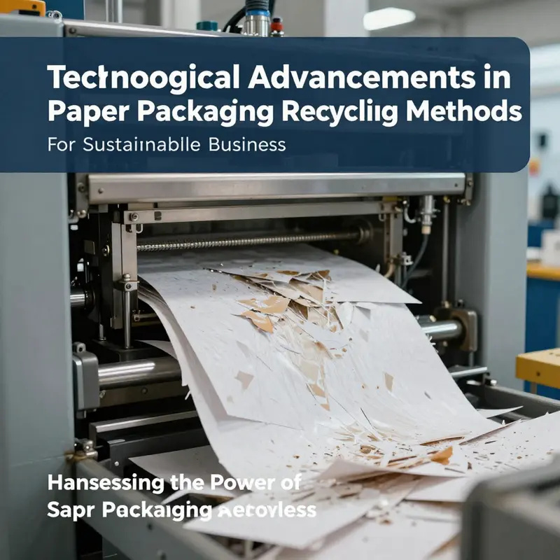 Diverse recyclable paper packaging materials showcased against a recycling symbol, emphasizing their role in sustainable practices.