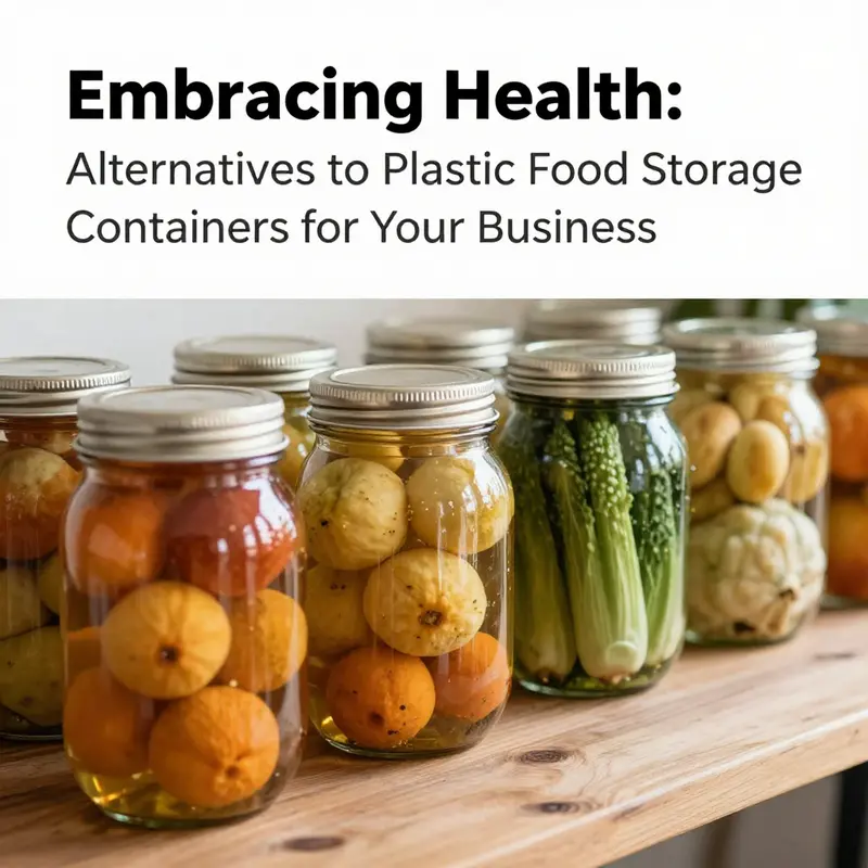 Glass food storage containers are stylish and safe for preserving food quality.