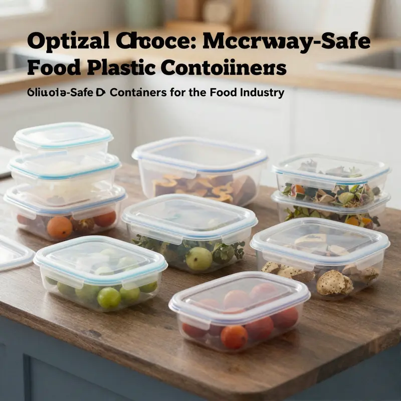 Examining the safety and performance attributes of microwave-safe food plastic containers.