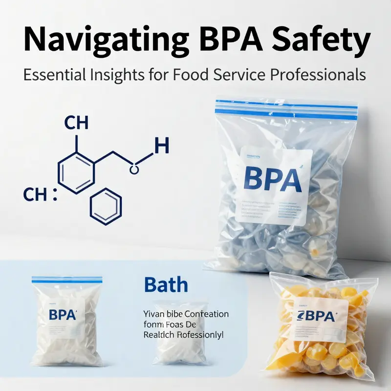 An infographic explaining BPA and its relevance to plastic food storage bags.
