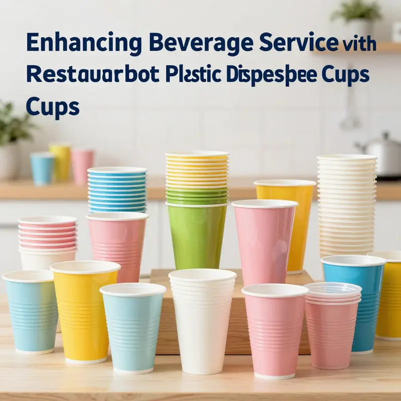 Diverse range of plastic disposable cups available at Restaurant Depot suitable for various beverage services.