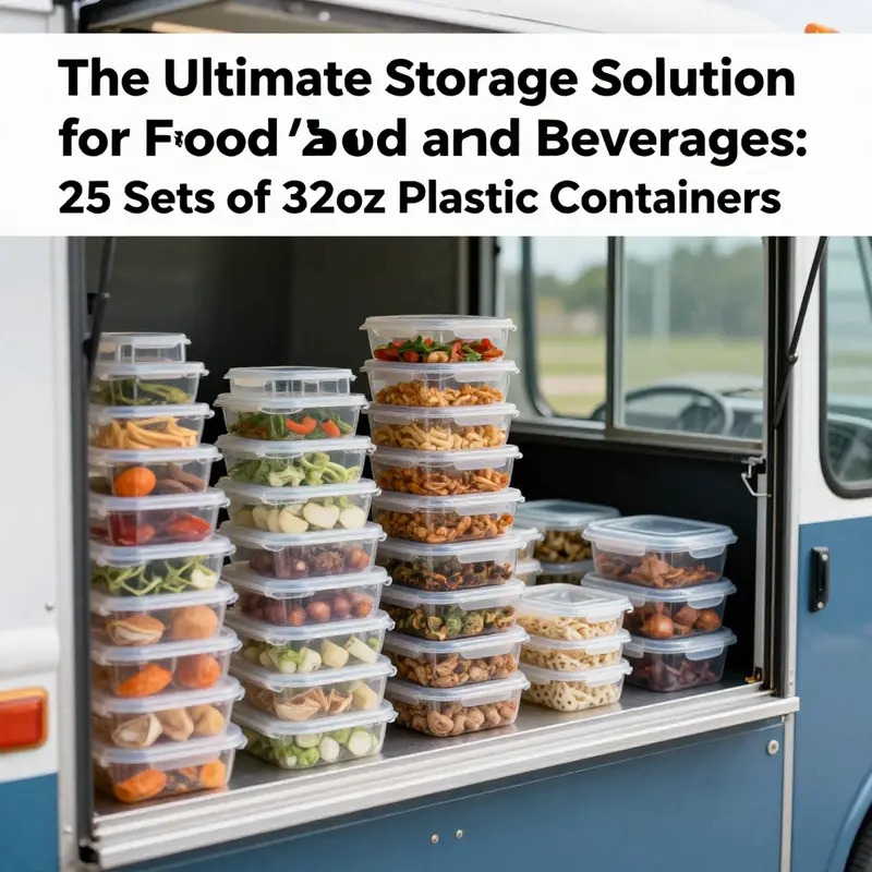 Discover the robust design and functionality of our 32oz containers, ideal for any food service environment.