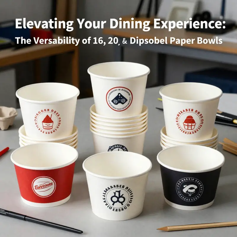 A vibrant assortment of food served in a sturdy 16 oz disposable paper bowl, highlighting its versatility.