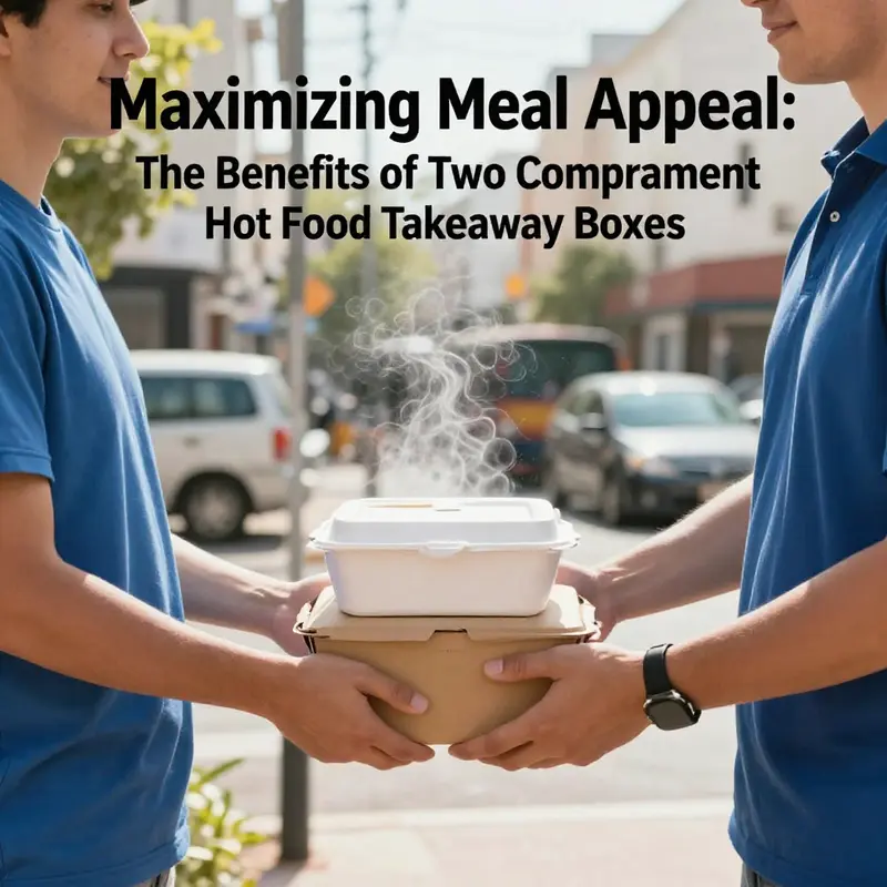 An example of the dual compartment layout, highlighting separation of food items.