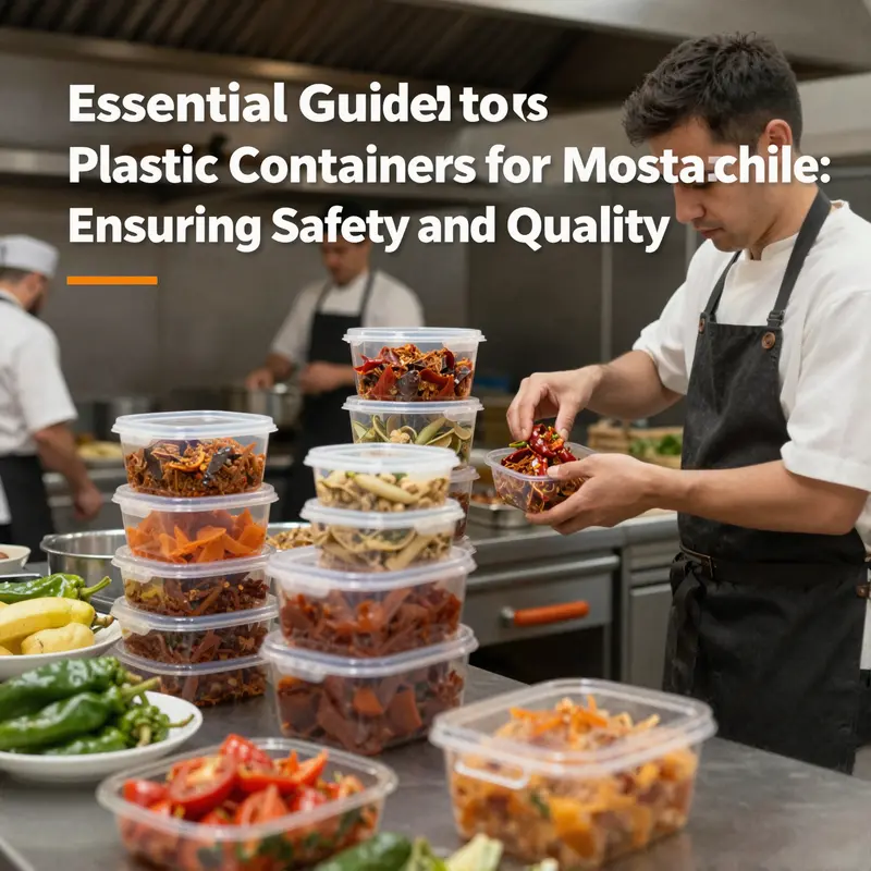 Compliance with food safety standards is critical for containers used for storing mostazal chile.