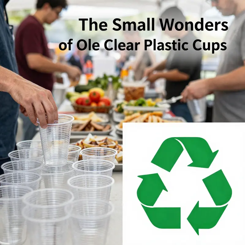 One ounce clear plastic cups filled with sauces and desserts highlighting their versatile applications in food service.