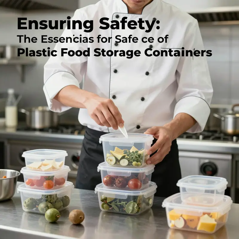 A visual guide to various plastic types and their impact on food storage safety.