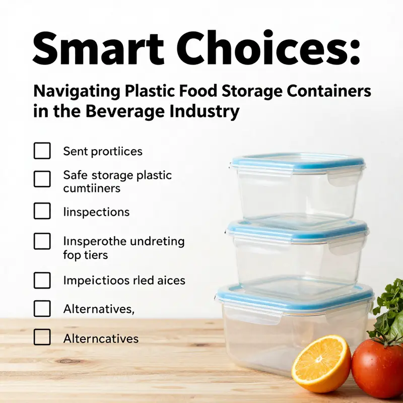 Chemical safety risks associated with different types of plastic containers for food storage.