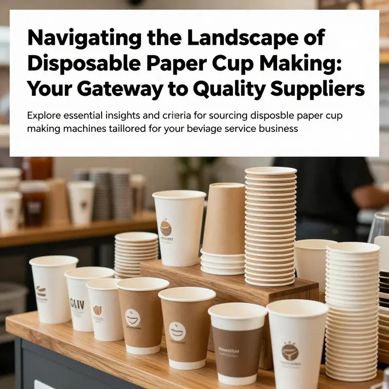 A busy beverage shop highlighting the aesthetics and variety of disposable paper cups.