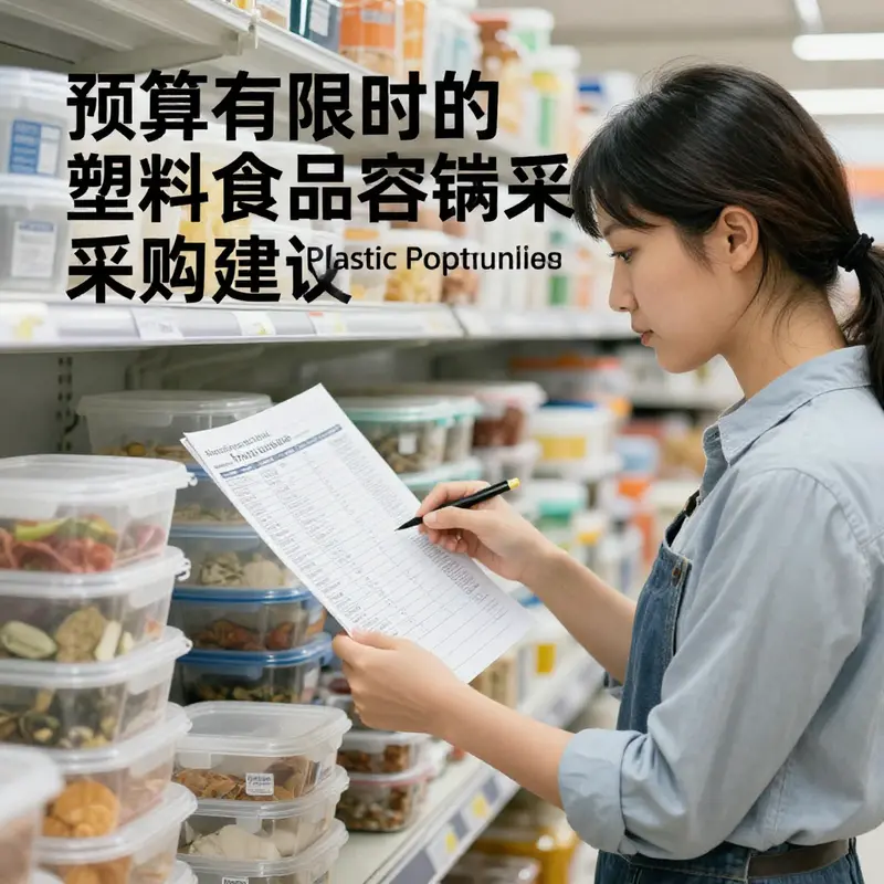 An array of budget-friendly plastic food containers ideal for different food service applications.