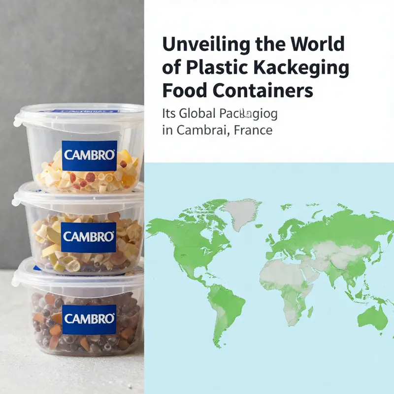 Vendors in Cambrai utilize an array of vibrant plastic packaging food containers for their offerings.
