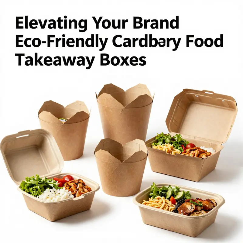 A visual representation of the material strengths and designs of cardboard takeaway boxes with food items.