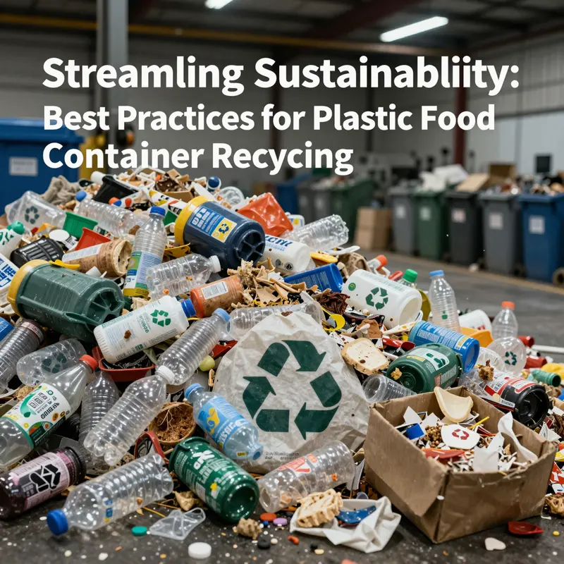 Plastic food container recycling best practices are demonstrated in a lively bubble tea shop.