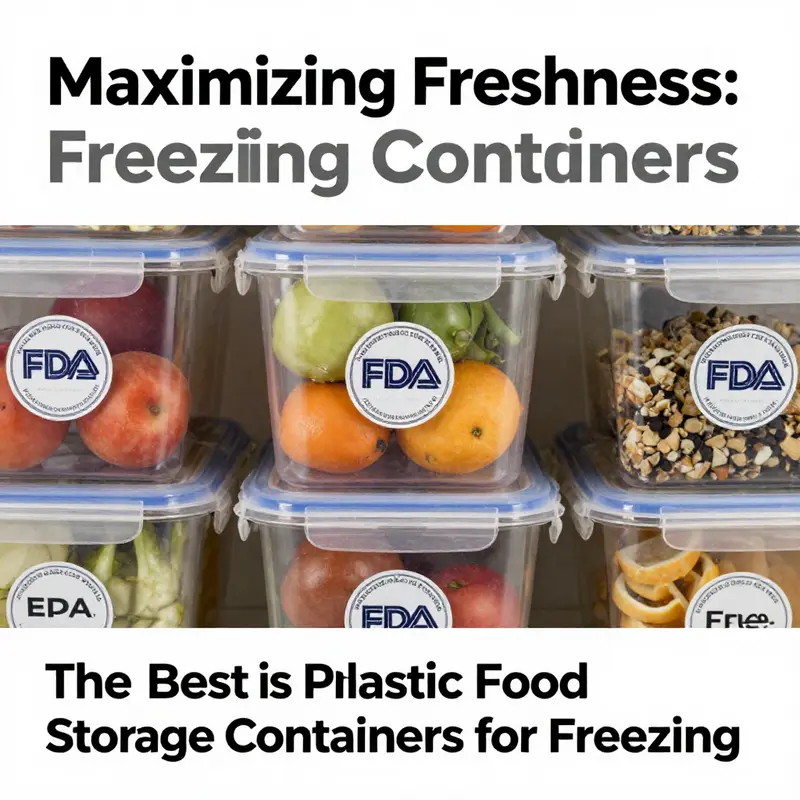 Showcasing high-quality, BPA-free plastic containers designed for safe food storage.