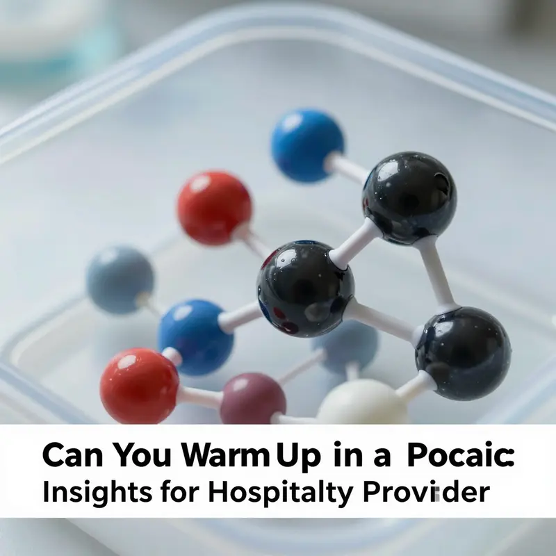 Illustrating the potential dangers of using non-microwave-safe plastics for warming food.