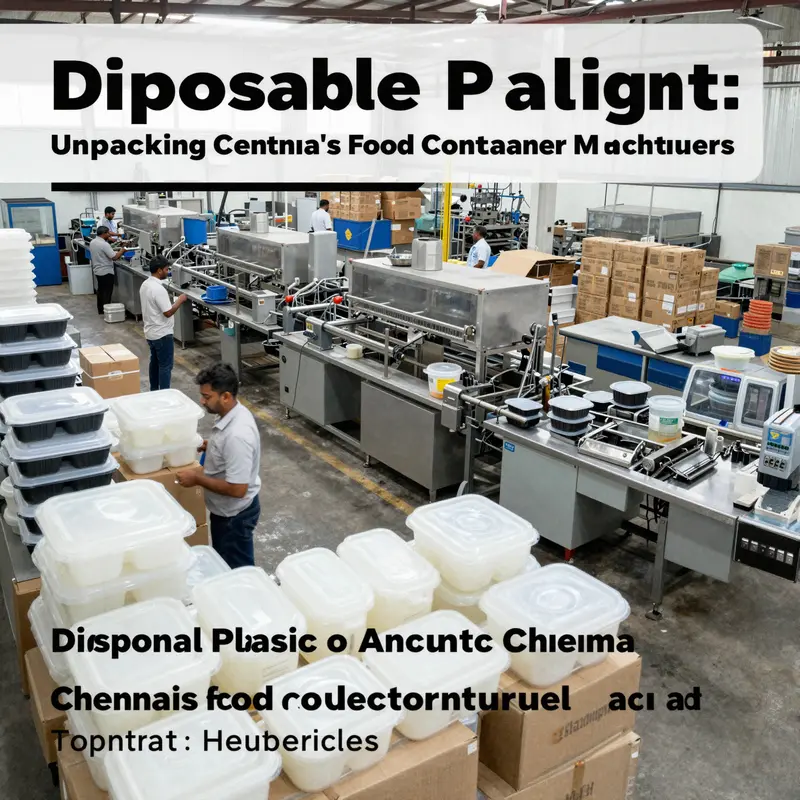 A glimpse into the heart of Chennai’s disposable food container manufacturing industry.