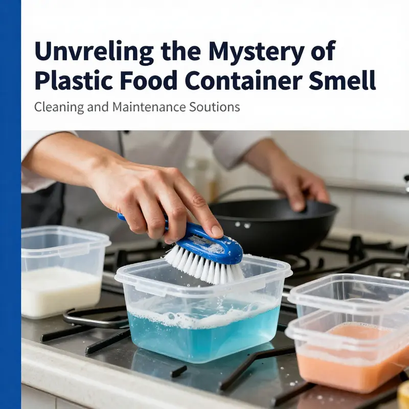 The causes and contaminants associated with plastic food container odors.