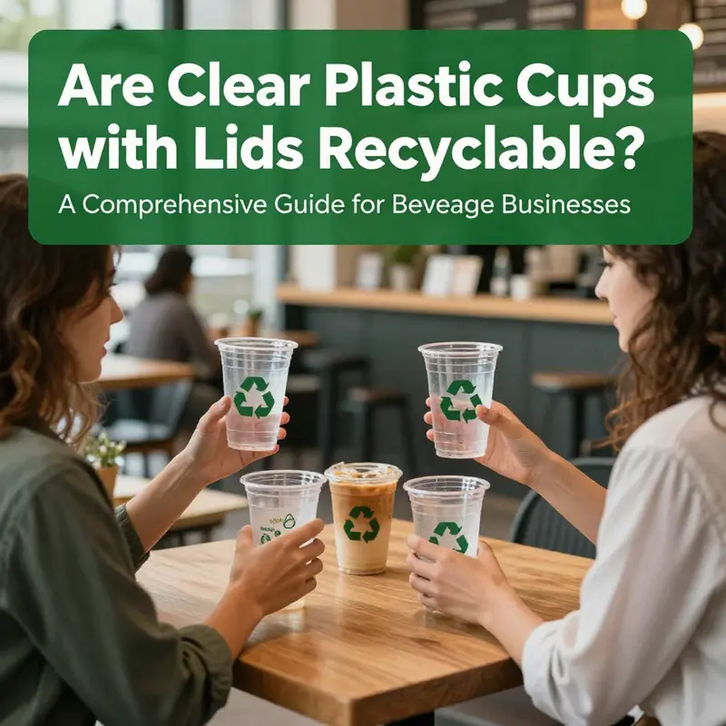 Types of plastics used in clear cups: a focus on recyclability.