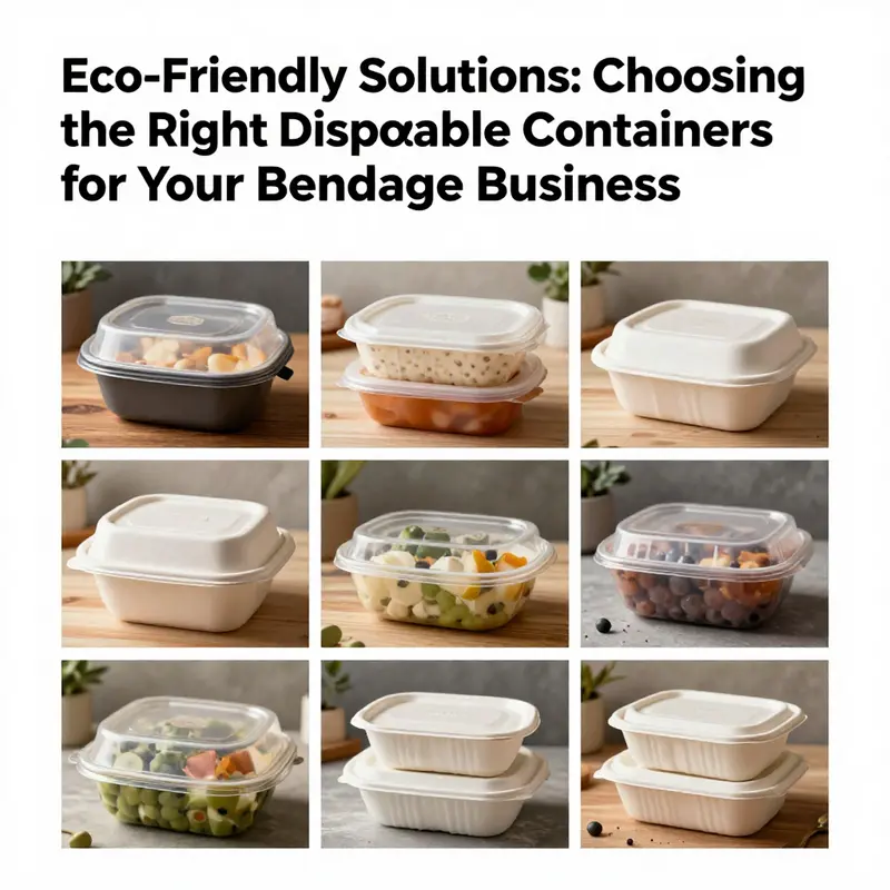 A colorful array of disposable food containers used in different settings, exemplifying the variety available for food service businesses.