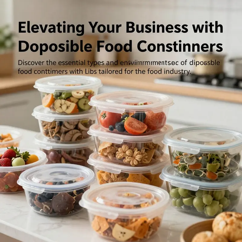 Colorful food served in disposable containers with lids, highlighting the versatility and appeal of food packaging.