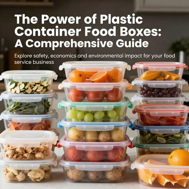 A vibrant assortment of food items in various plastic containers, highlighting the practicality of plastic food storage solutions.