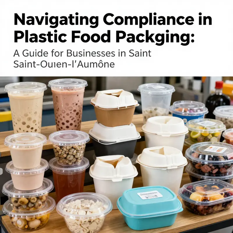 An assortment of plastic food packaging containers showcasing options for bubble tea shops, restaurants, and catering services.