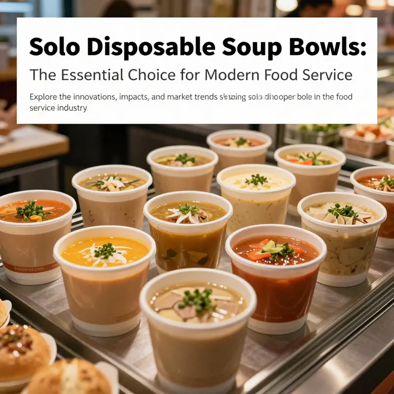A display of colorful soups served in solo disposable soup bowls set in a stylish restaurant.