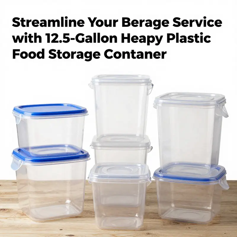 Highlighting the resilient material composition of the 12.5-gallon storage container.