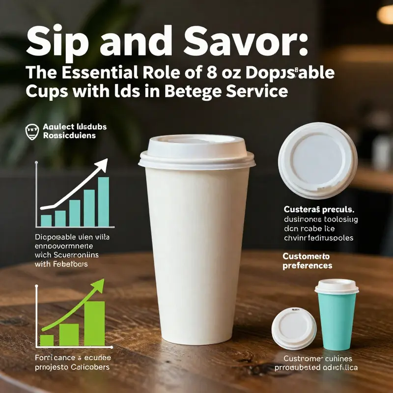 A detailed view of the disposable 8 oz straight plastic cups, illustrating their quality and features.