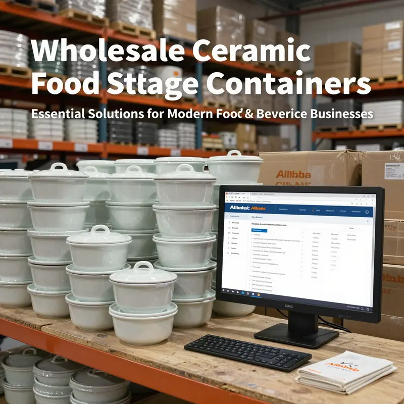 Versatile wholesale ceramic containers displaying diverse designs and airtight lids perfect for food and beverage storage.