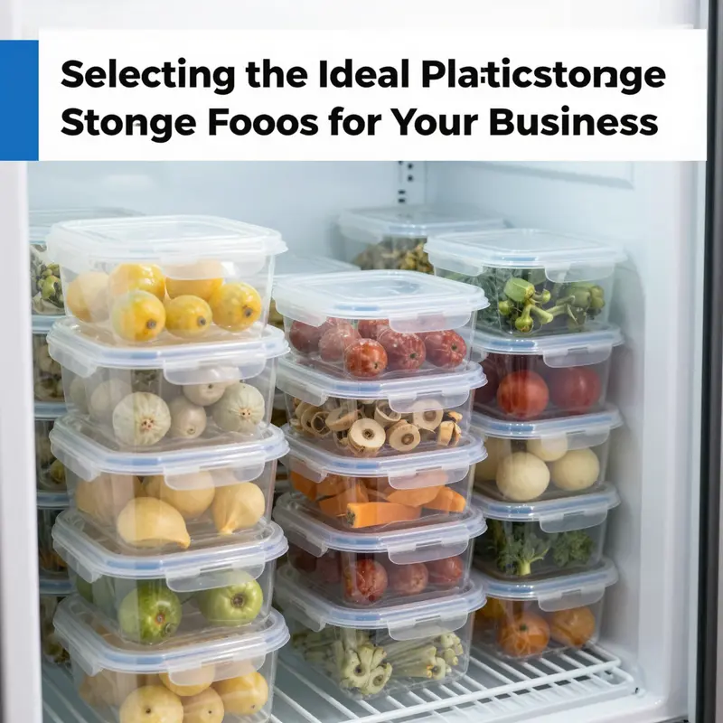 Quality plastic food containers made from safe materials ensuring food safety.