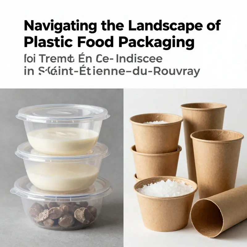 Diverse plastic food packaging options available at local suppliers in Saint-Étienne-du-Rouvray.