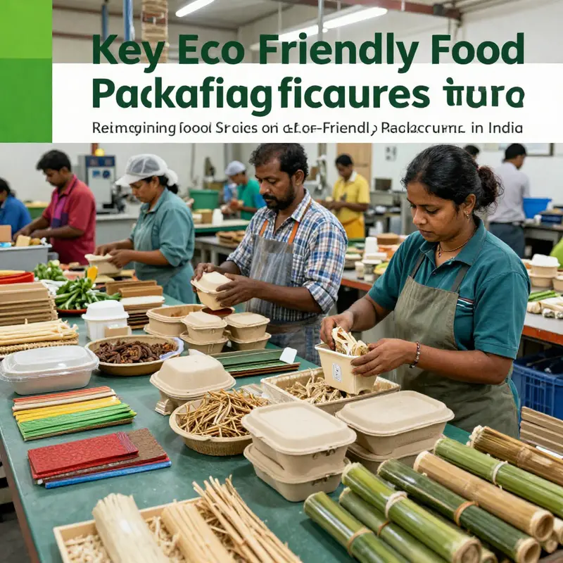 Eco-friendly packaging manufacturers in India producing sustainable food solutions.