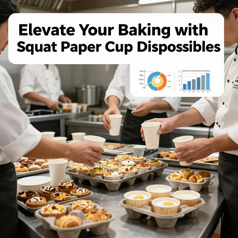 The innovative design of squat paper baking cups underlines their structural stability and efficiency in modern baking.