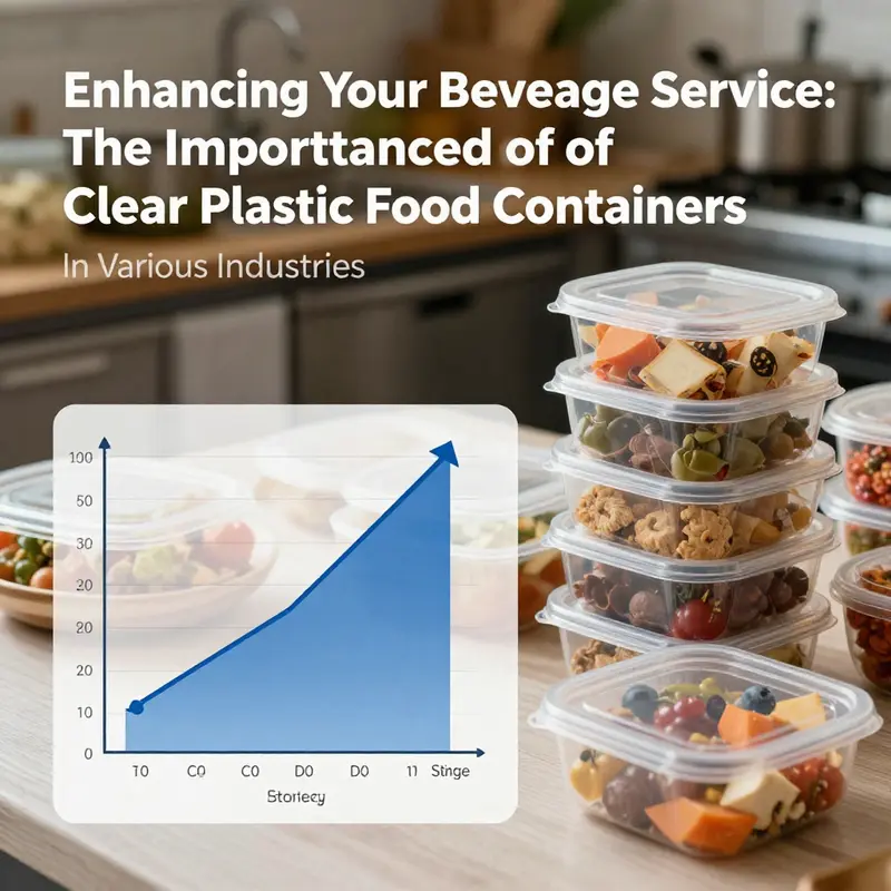 A variety of clear plastic food containers suitable for different storage needs in food service.