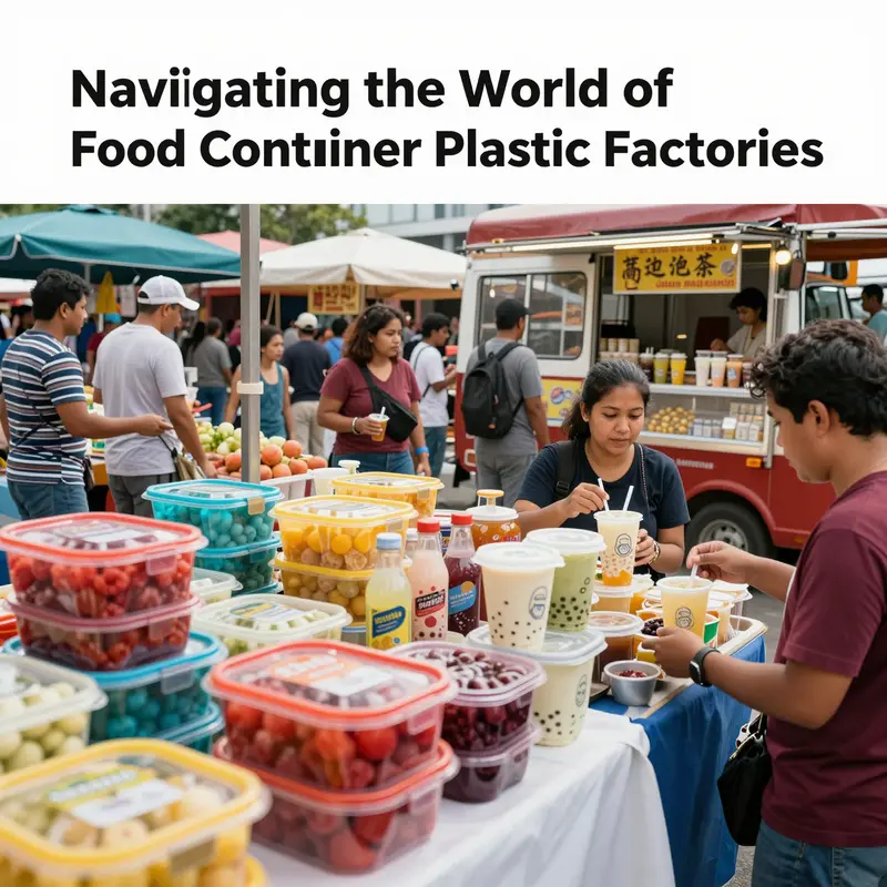 A sleek view of a plastic food container manufacturing facility showcasing precision machinery and production lines.