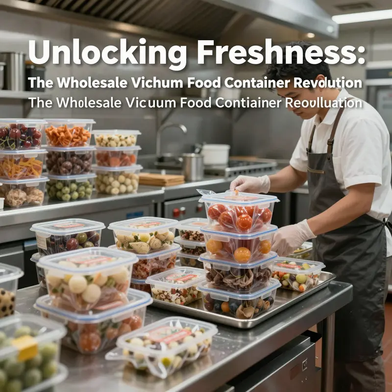 A range of vacuum food containers available for wholesale, reflecting growing consumer interest.