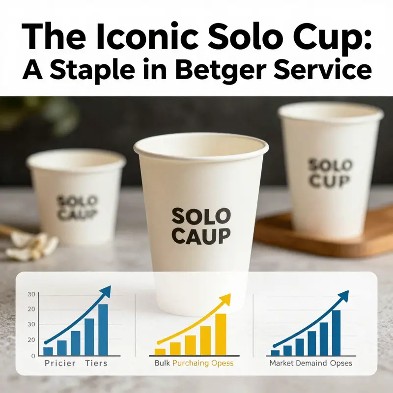 Solo cups abandoned on a beach, representing the environmental challenges posed by single-use plastics.