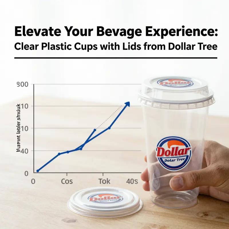 A variety of clear plastic cups with lids ideal for beverage businesses.