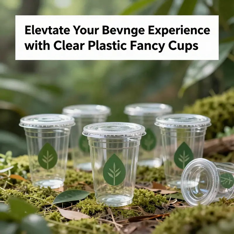 Explore customization options that help brands stand out with clear plastic fancy cups.