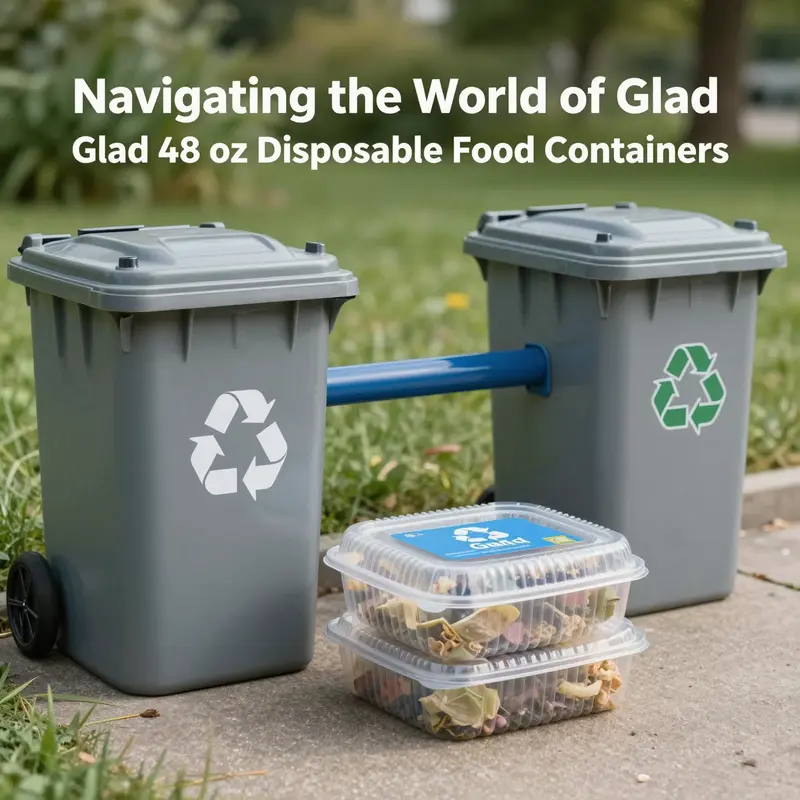 Comparison of Glad’s reusable containers and disposable options available in the market.