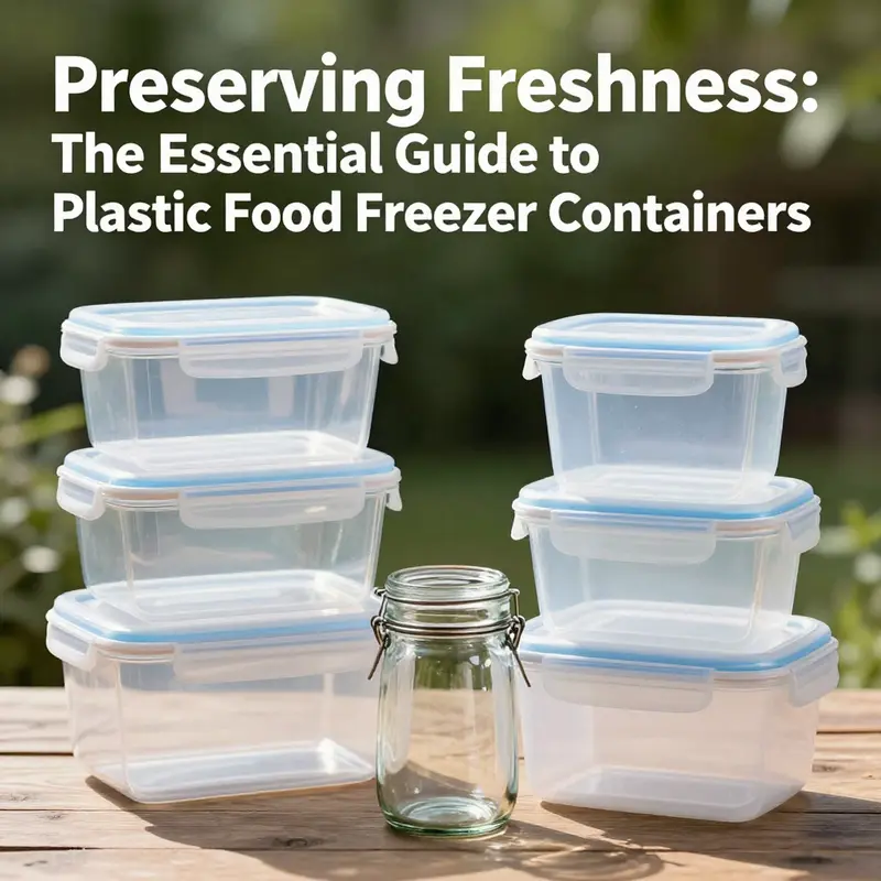 An assortment of freezer-safe plastic containers showcasing their durability and organization in a commercial kitchen.