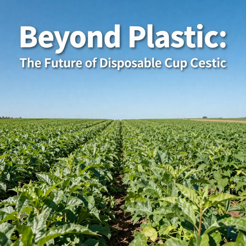 A display of innovative, eco-friendly cup covers illustrating the diversity in materials available.