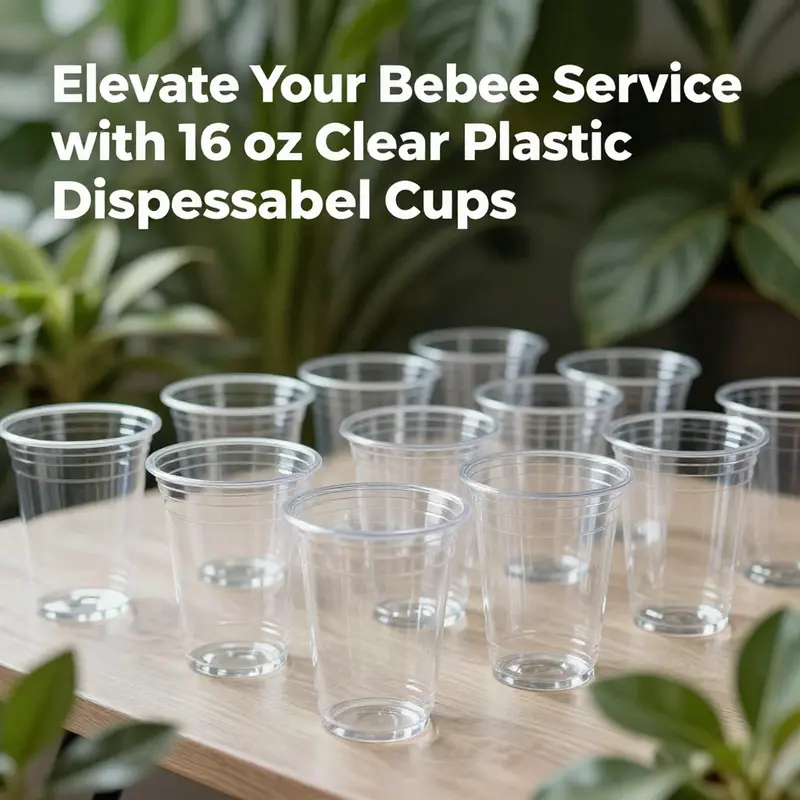 The clarity and safety of 16 oz clear plastic cups filled with vibrant beverages emphasize their quality.