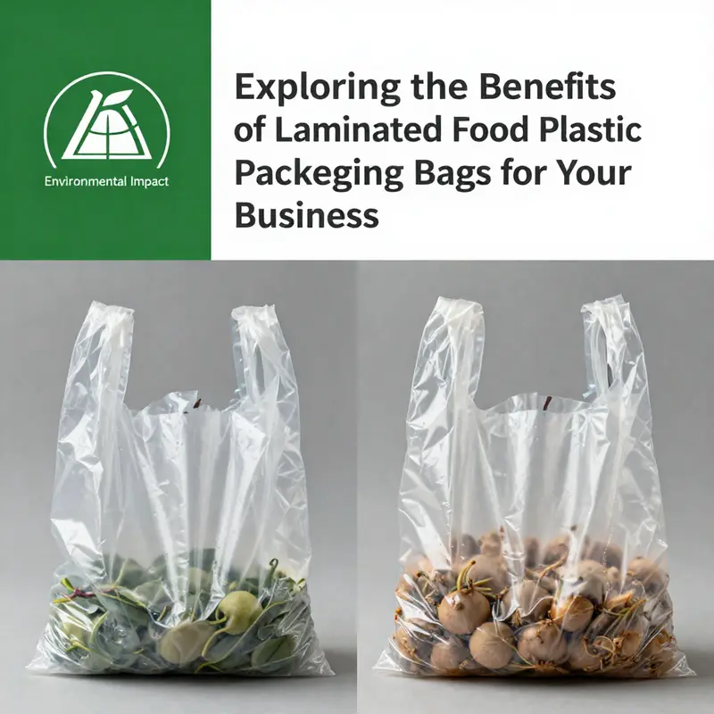 Diverse types of laminated food plastic packaging bags used in food service applications.