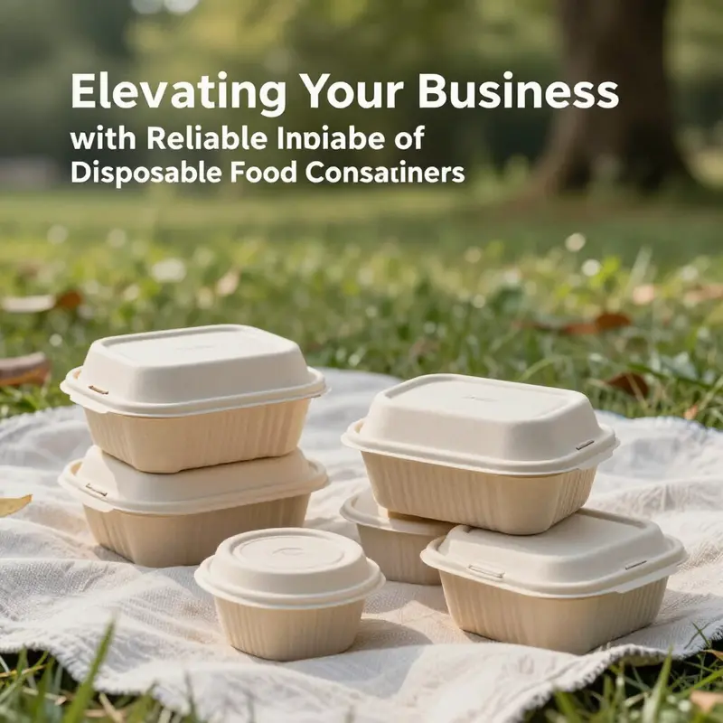 An assortment of disposable food containers with lids, highlighting their variety for different food service needs.