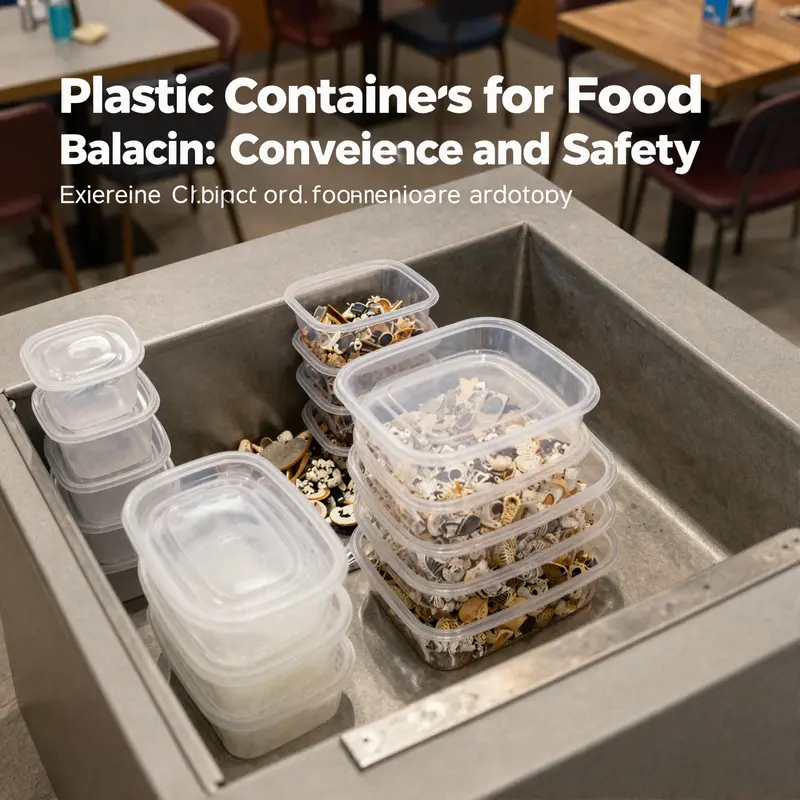 Understanding safety considerations while storing food in plastic containers.