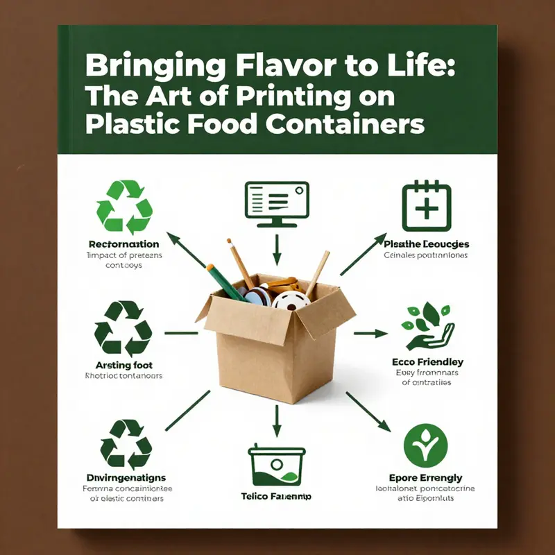 Advanced printing technology enhances visual branding on plastic food containers.